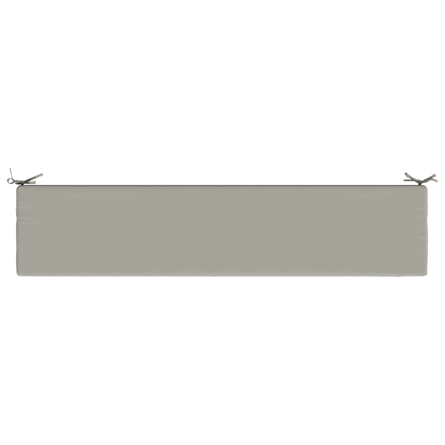 2-Piece Bench Cushions SOEST 2 pcs 100% Polyester Grey