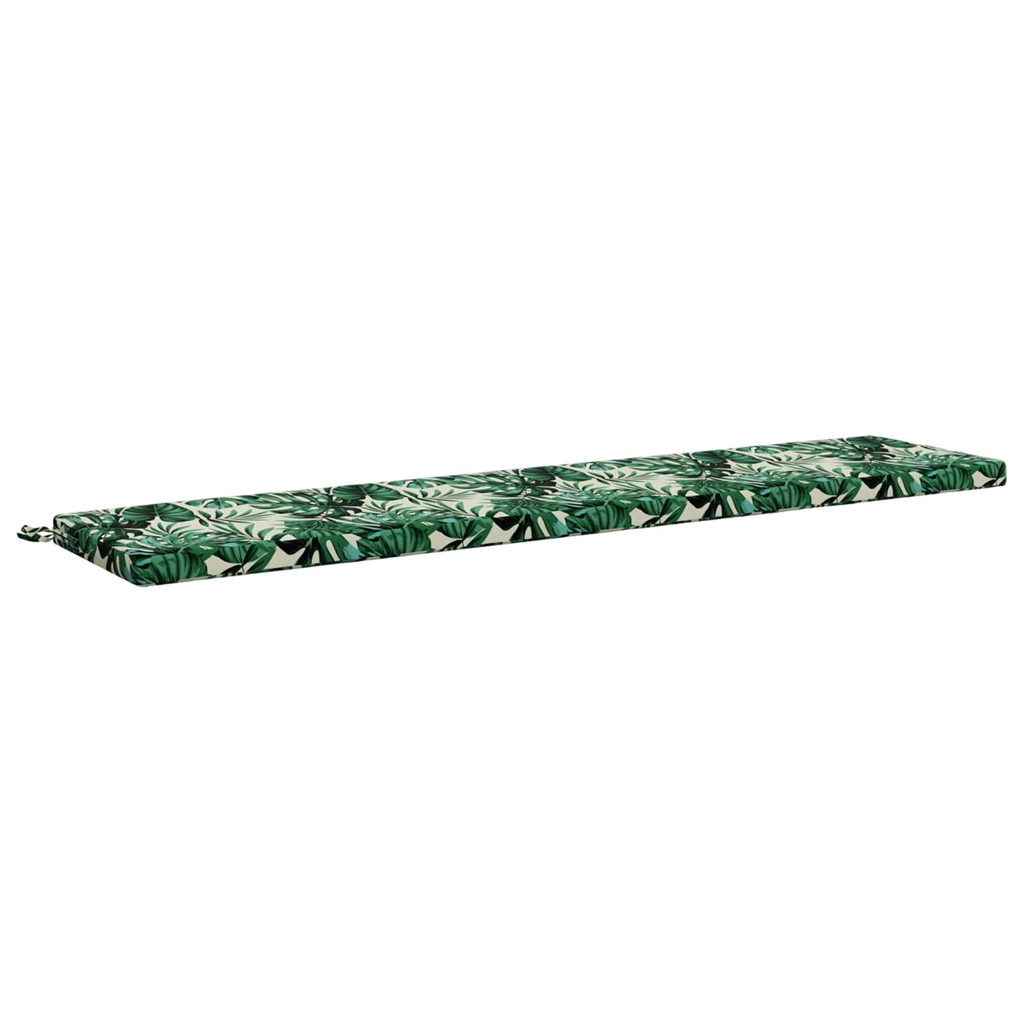 Bench Cushion SOEST 100% Polyester Leaf Pattern 200 x 40 x 5 cm