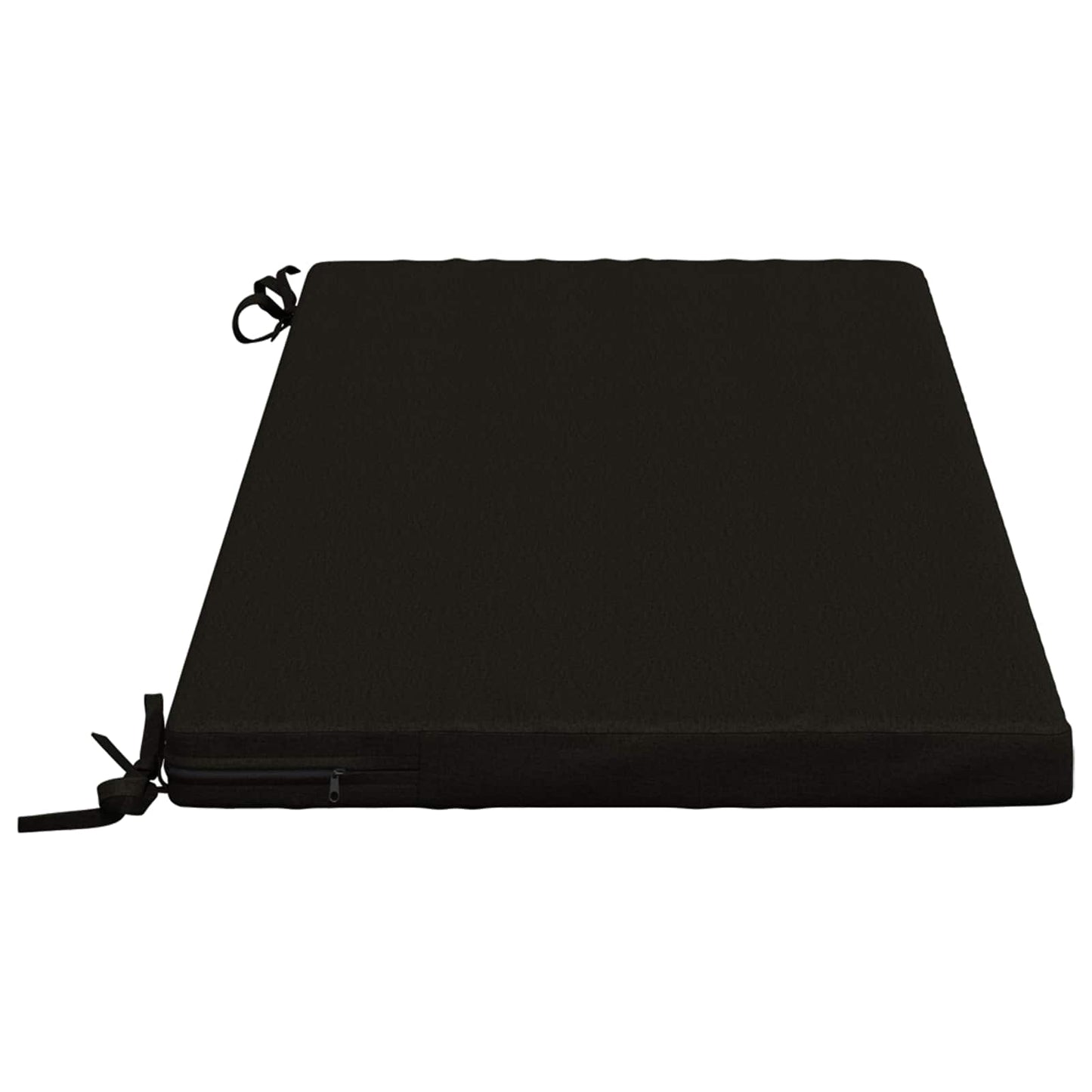 Bench Cushion SOEST 100% Polyester Black 110 x 50 x 5 cm