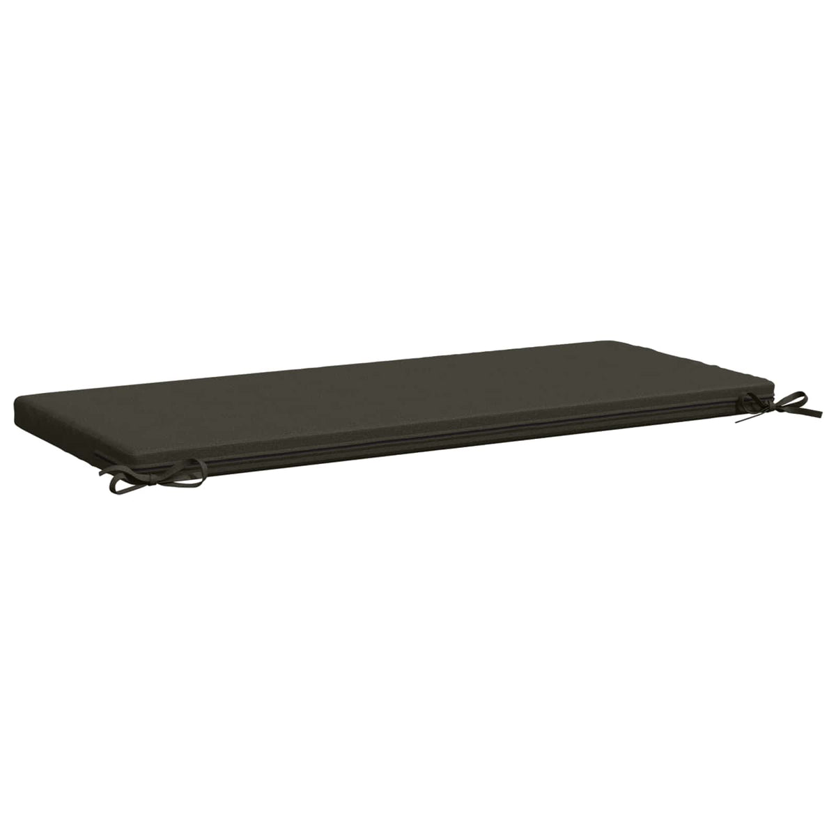 Bench Cushion SOEST 100% Polyester Anthracite 110 x 50 x 5 cm