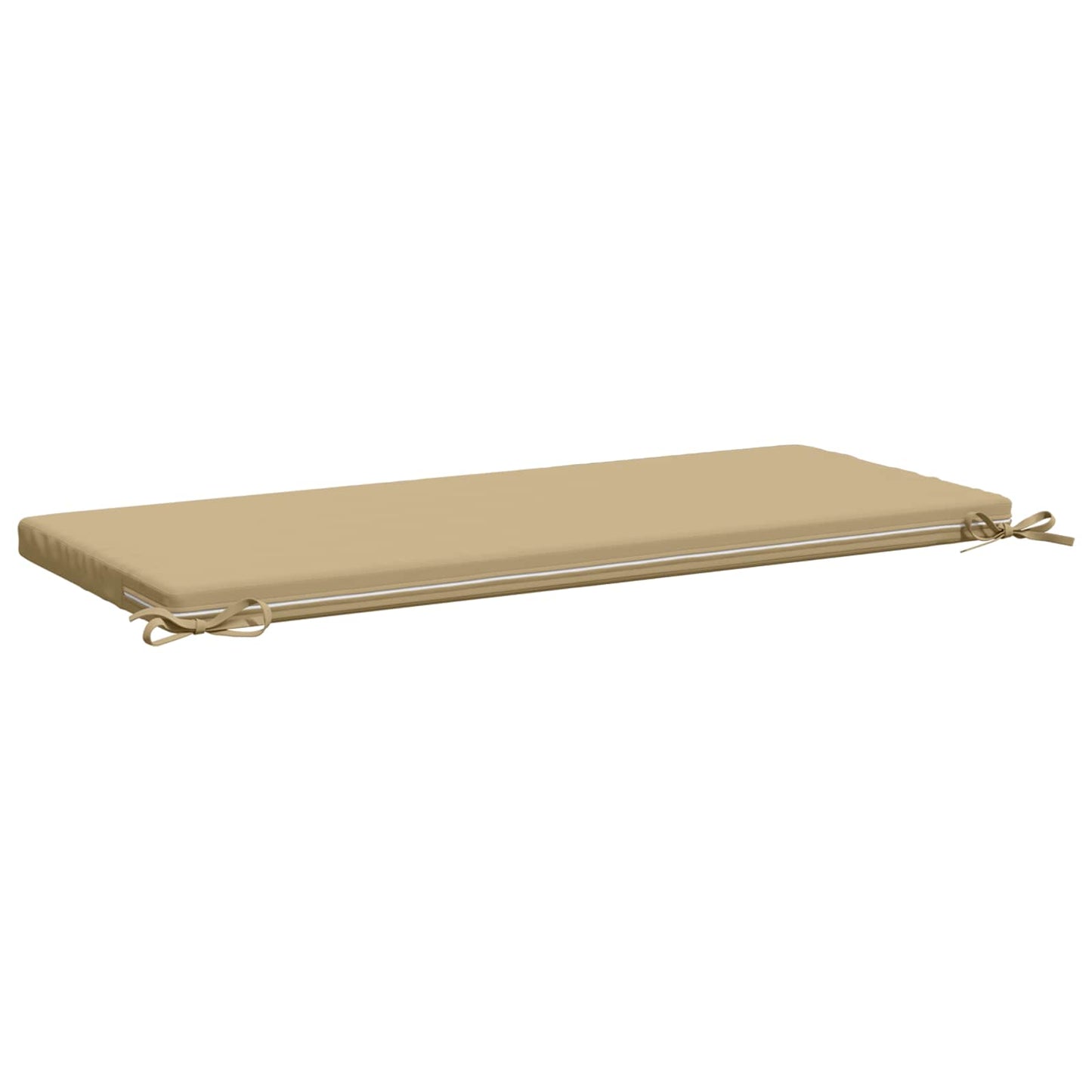 2-Piece Bench Cushions SOEST 2 pcs 100% Polyester Beige