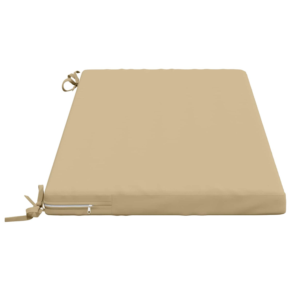Bench Cushions SOEST 2 pcs 100% Polyester Beige 110 x 50 x 5 cm