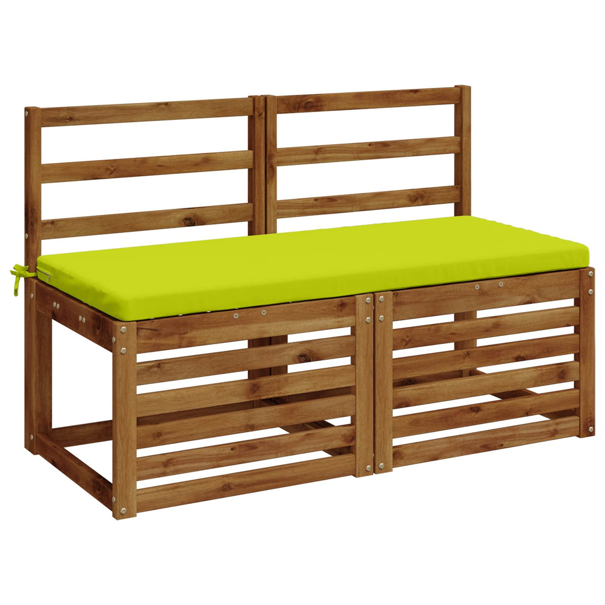 Bench Cushion SOEST 100% Polyester Bright Green 110 x 50 x 5 cm