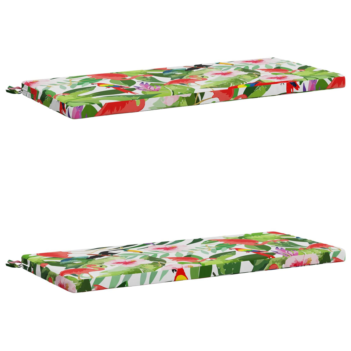 Bench Cushions SOEST 2 pcs 100% Polyester Multicolour