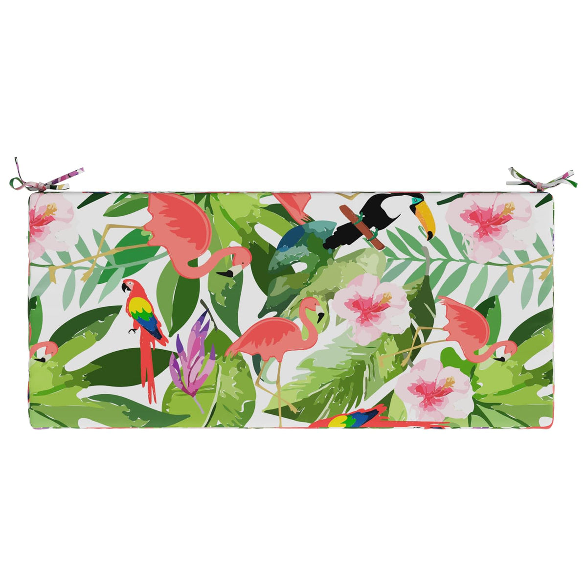 2-Piece Bench Cushions SOEST 2 pcs 100% Polyester Multicolour