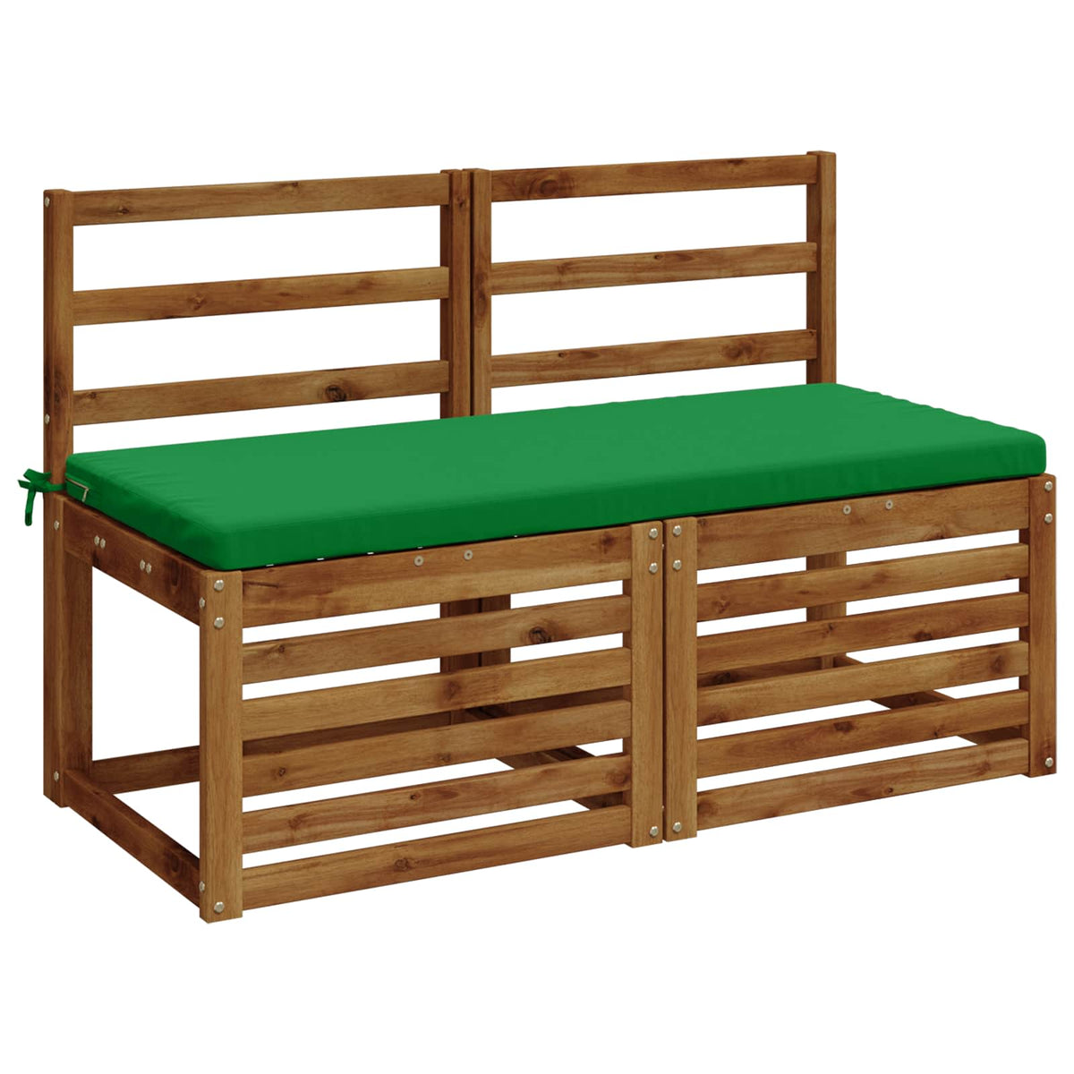 Bench Cushion SOEST 100% Polyester Green 110 x 50 x 5 cm