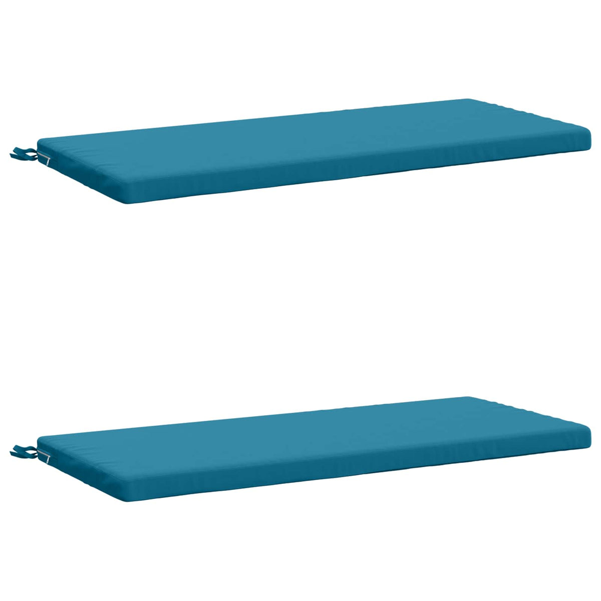 Bench Cushions SOEST 2 pcs 100% Polyester Light Blue