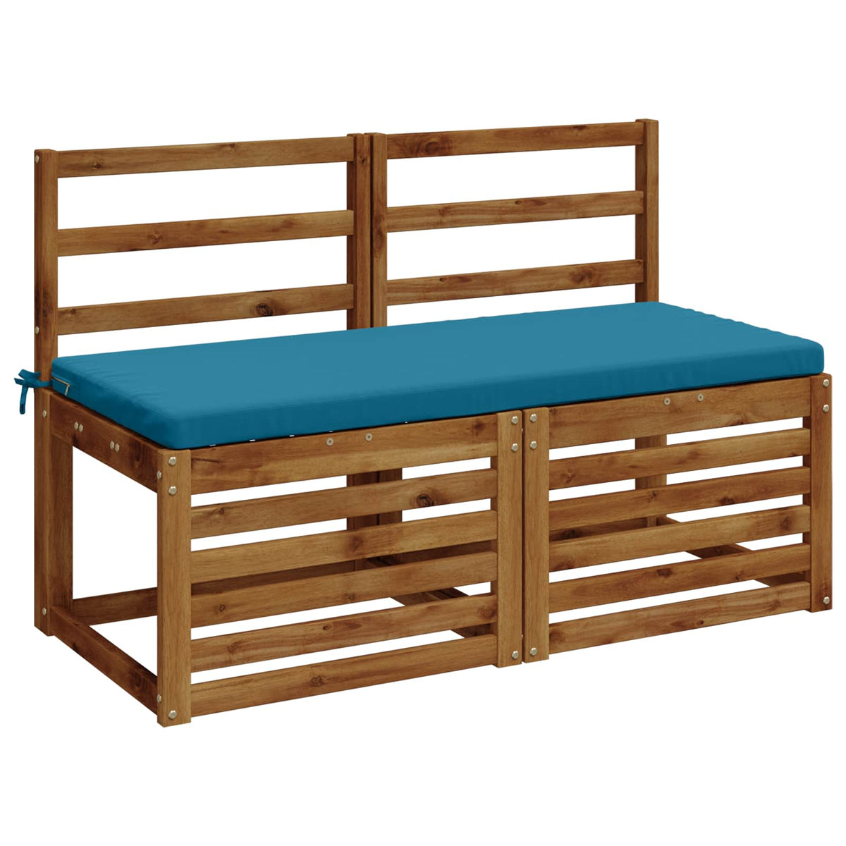 Bench Cushions SOEST 2 pcs 100% Polyester Light Blue