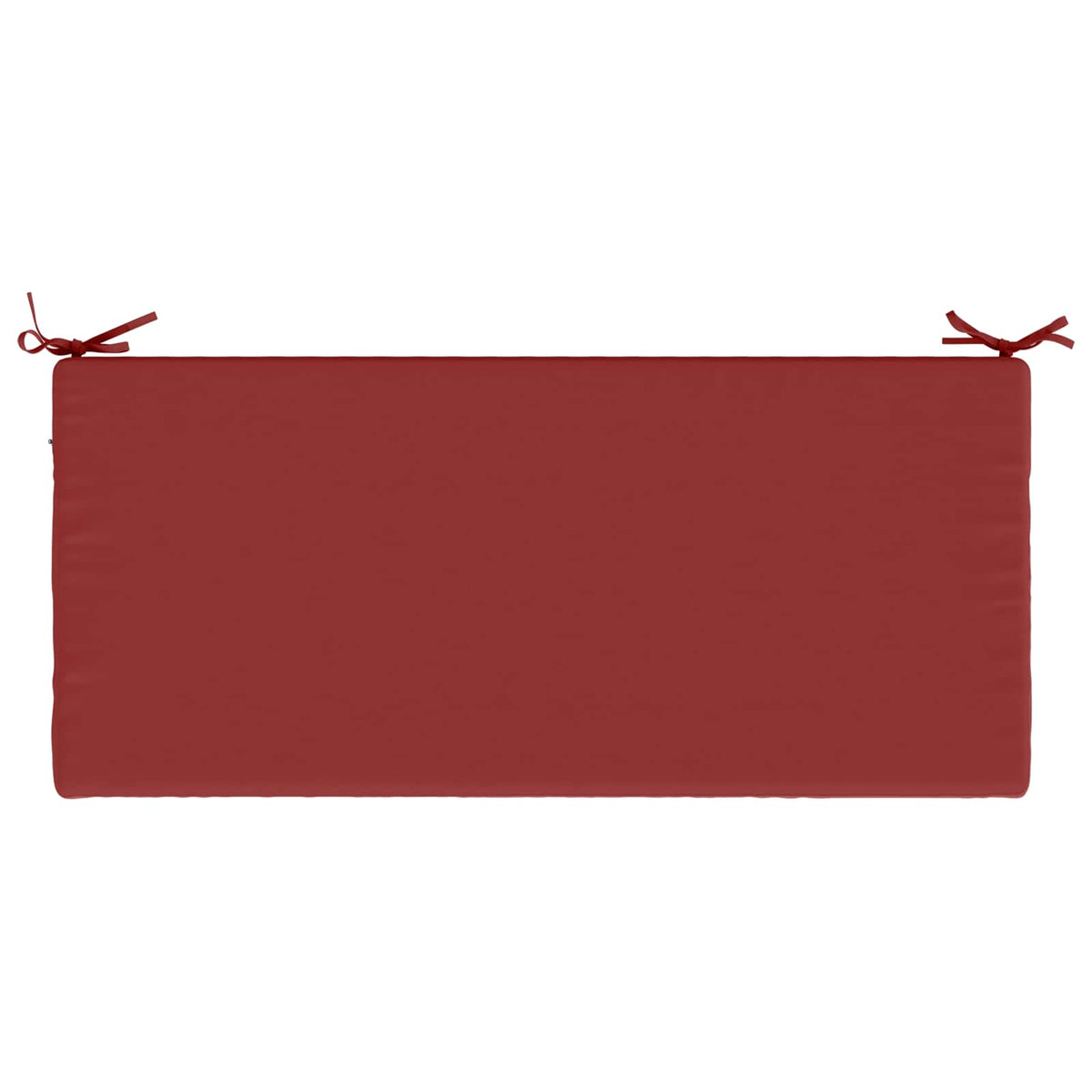 Bench Cushion SOEST 100% Polyester Wine Red 110 x 50 x 5 cm