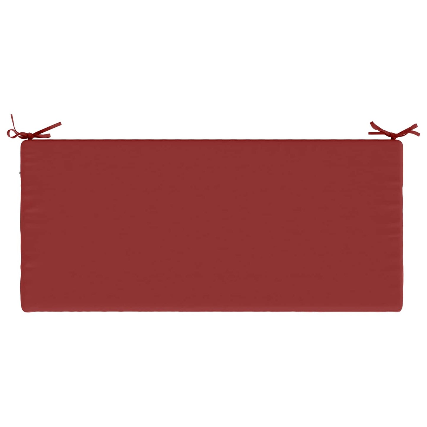 2-Piece Bench Cushions SOEST 2 pcs 100% Polyester Wine Red