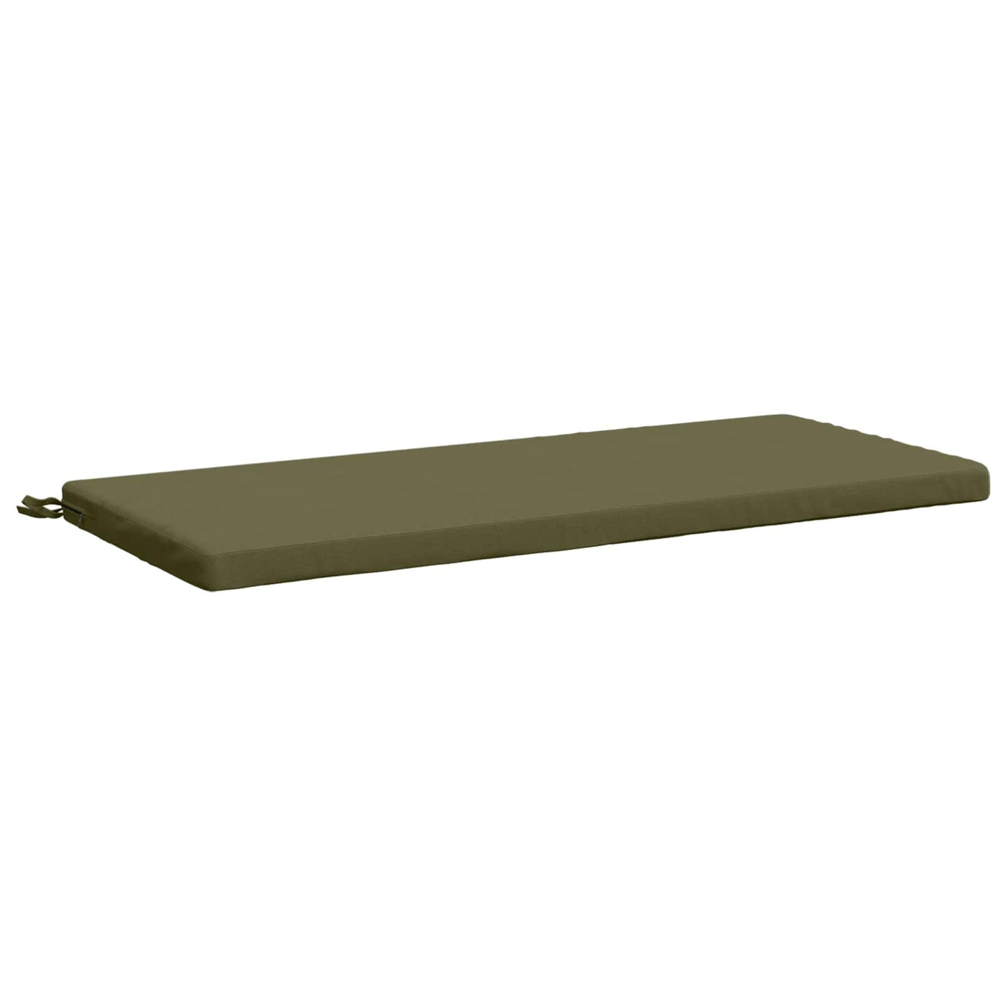 Bench Cushion SOEST 100% Polyester Olive Green 120 x 50 x 5 cm