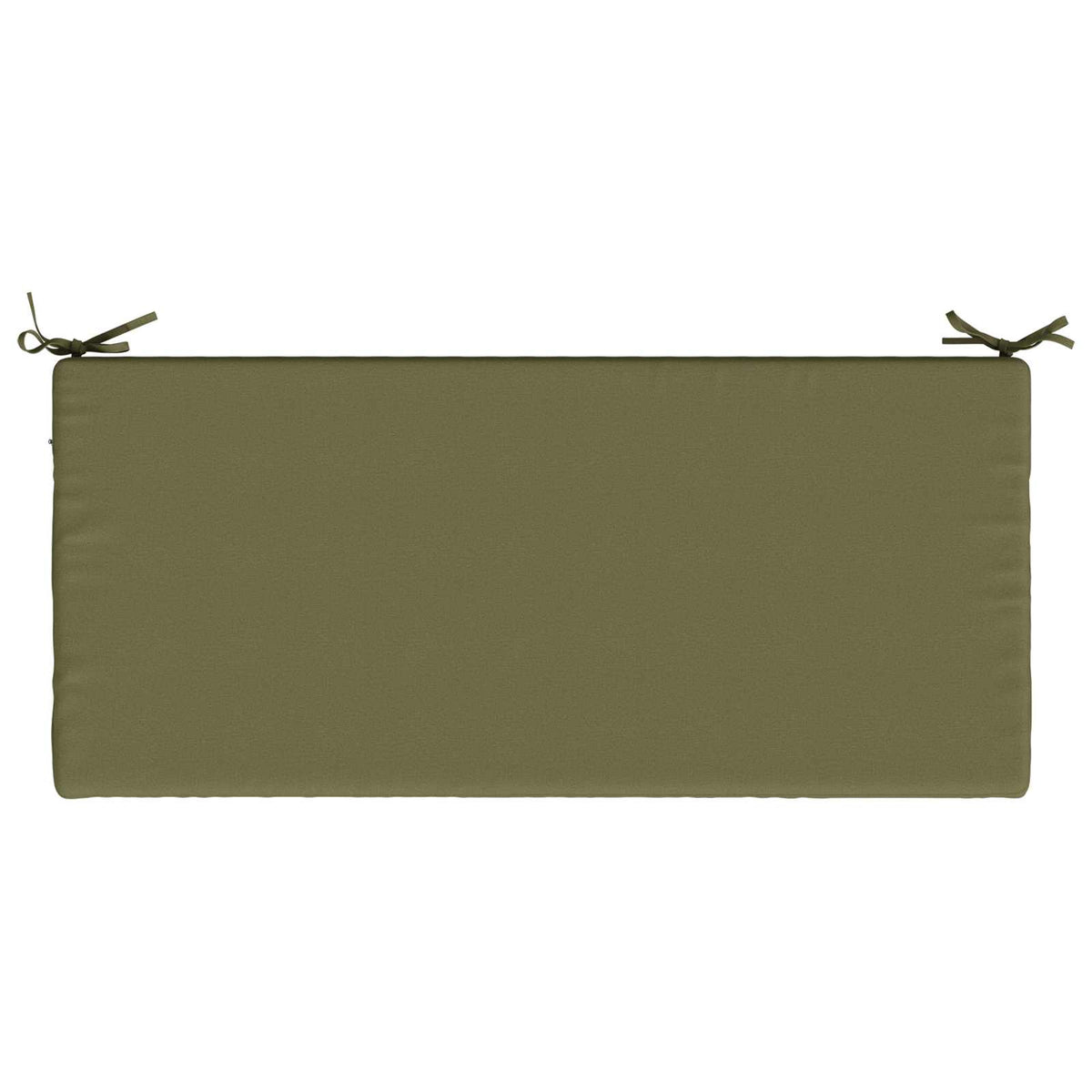 Bench Cushions SOEST 2 pcs 100% Polyester Olive Green