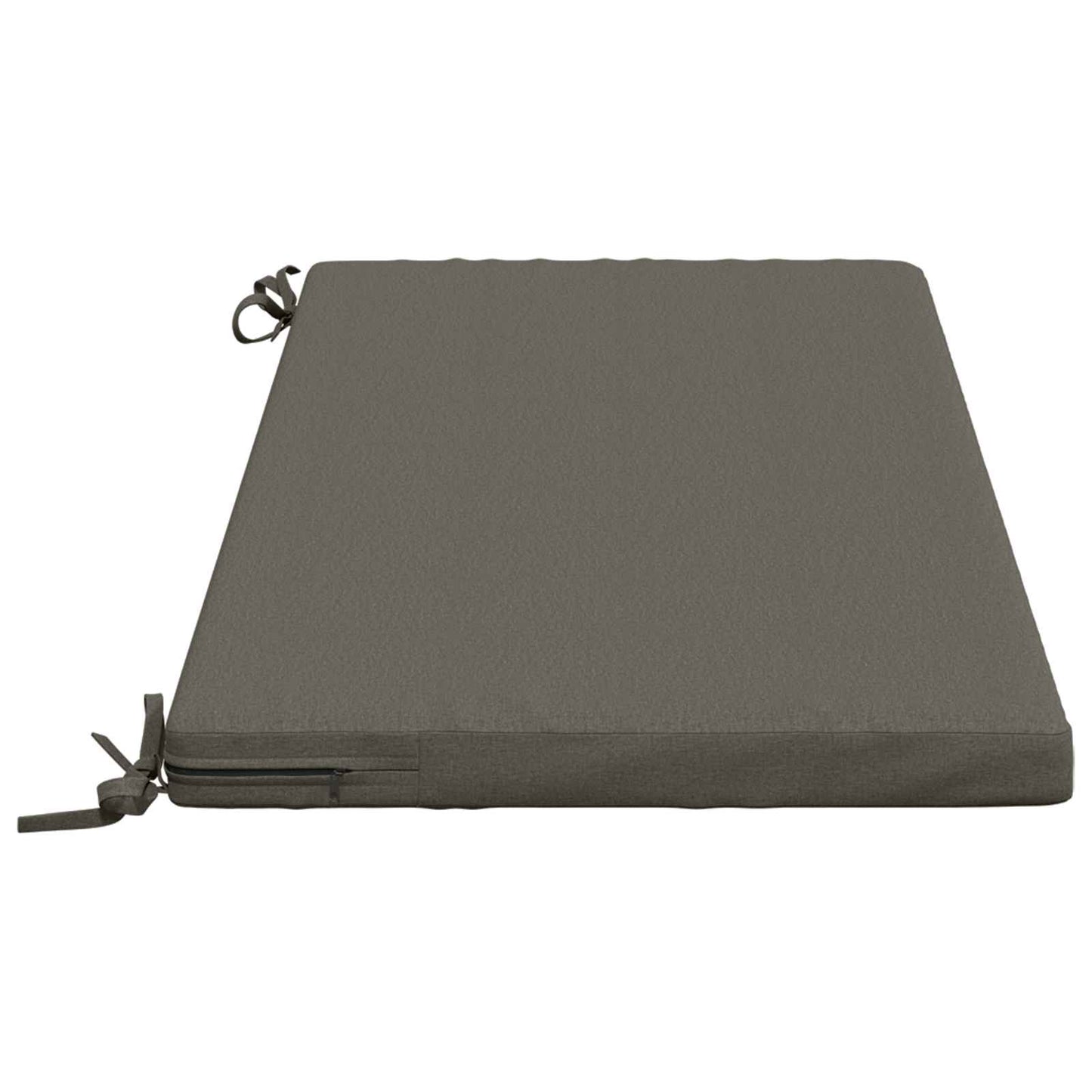 2-Piece Bench Cushions SOEST 2 pcs 100% Polyester Grey