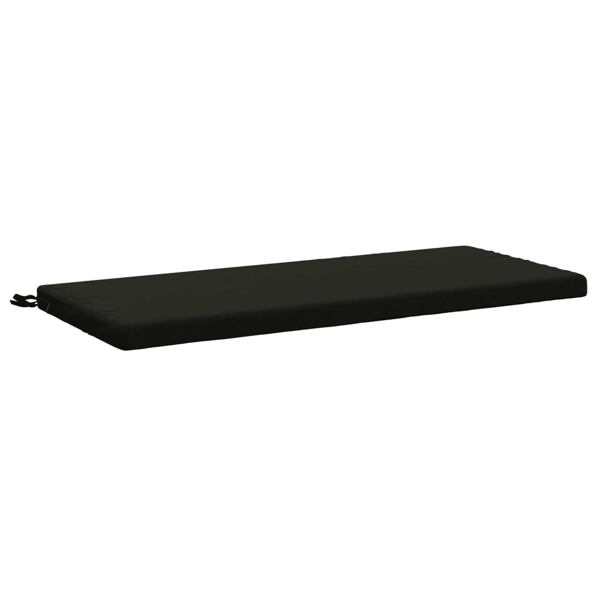 Bench Cushion SOEST 100% Polyester Black 120 x 50 x 5 cm