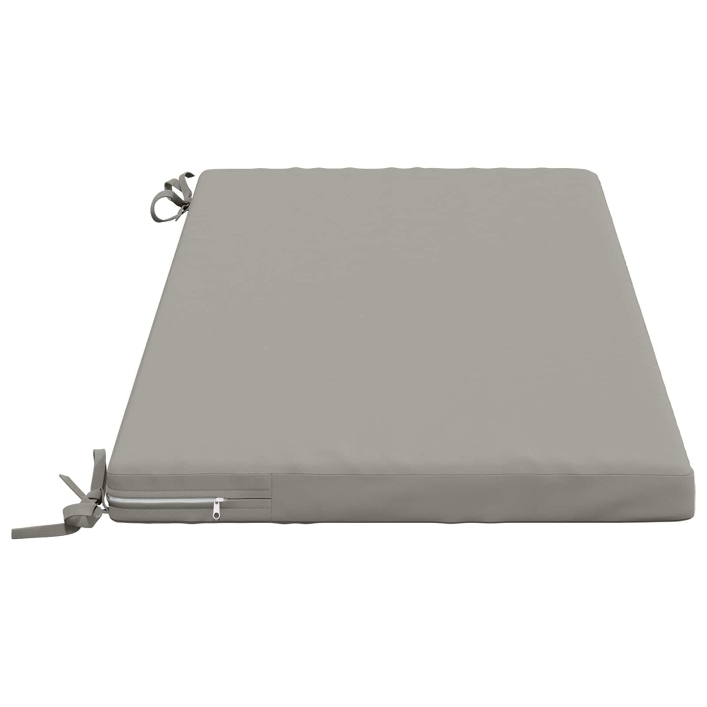 Bench Cushion SOEST 100% Polyester Grey 120 x 50 x 5 cm