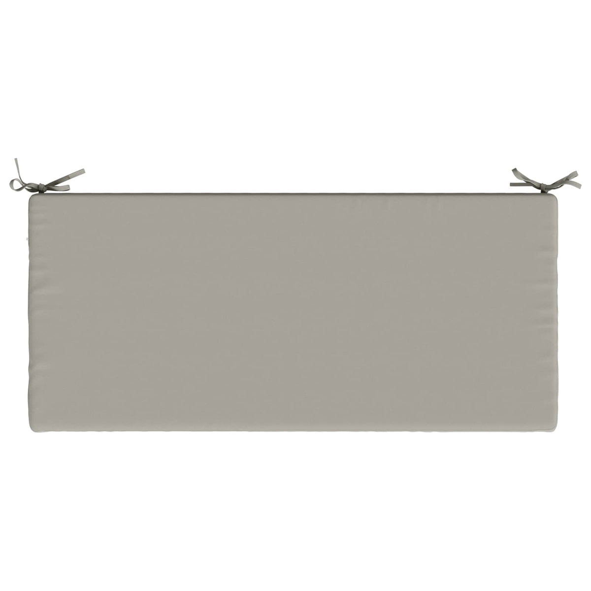 2-Piece Bench Cushions SOEST 2 pcs 100% Polyester Grey