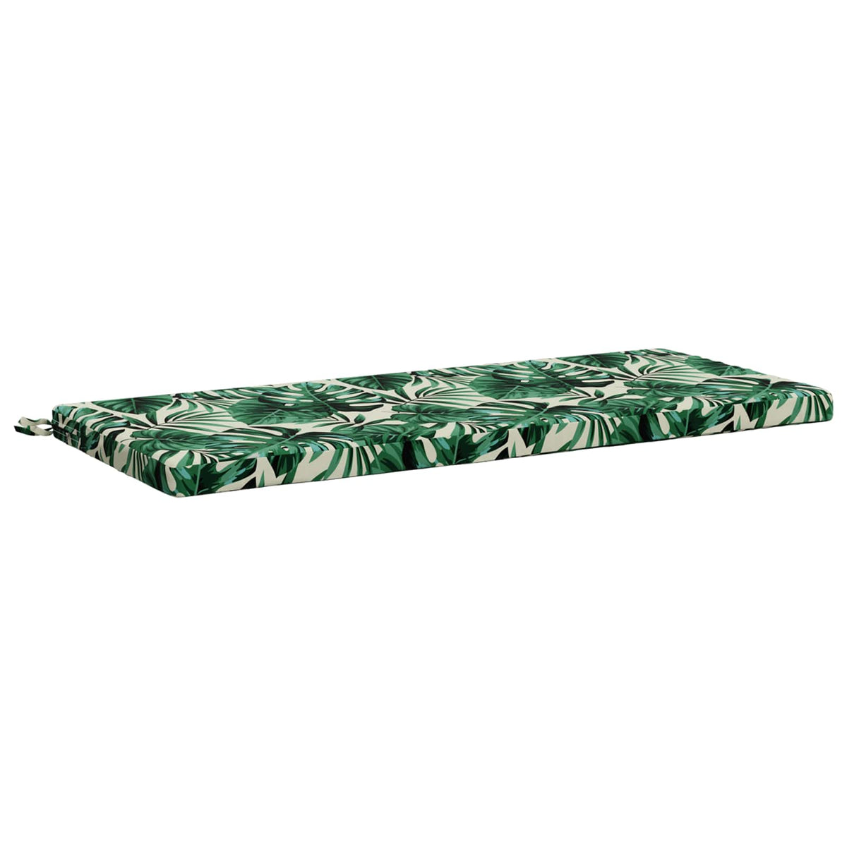 Bench Cushions SOEST 2 pcs 100% Polyester Leaf Pattern