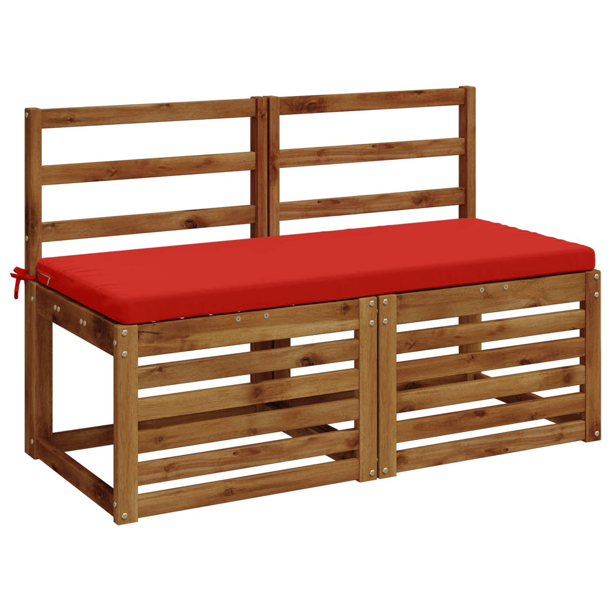 Bench Cushion SOEST 100% Polyester Red 120 x 50 x 5 cm