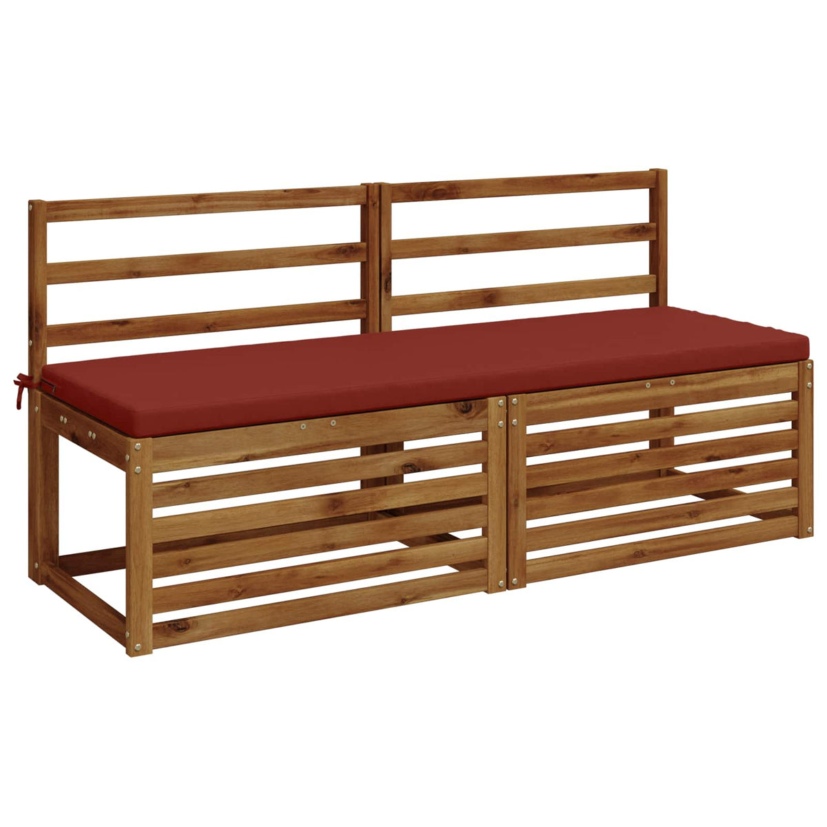Bench Cushion SOEST 100% Polyester Red 140 x 50 x 5 cm