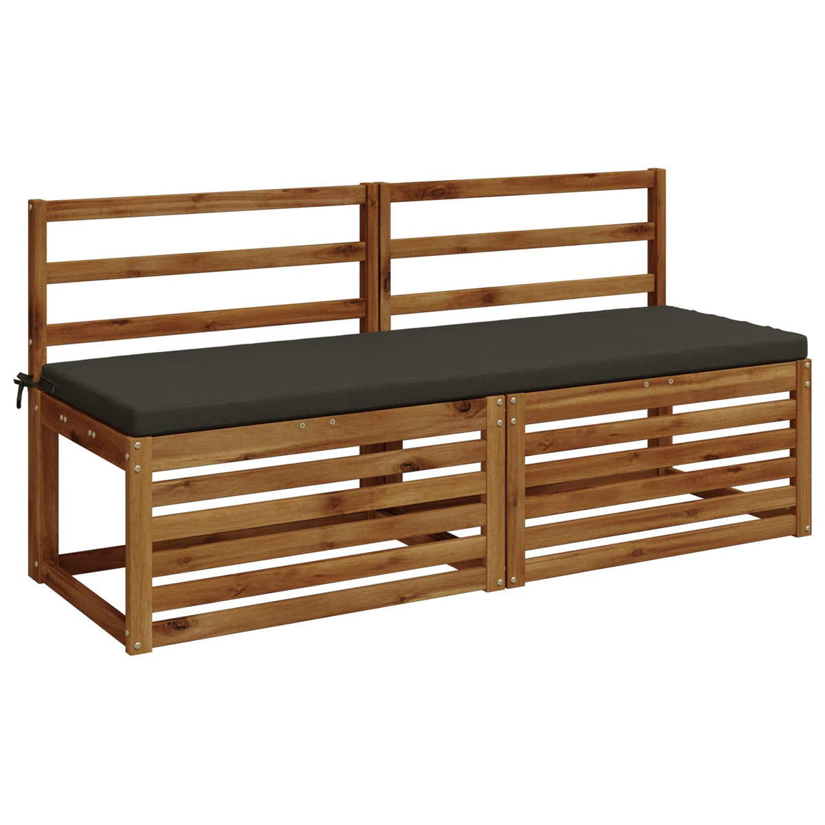 Bench Cushions SOEST 2 pcs 100% Polyester Anthracite