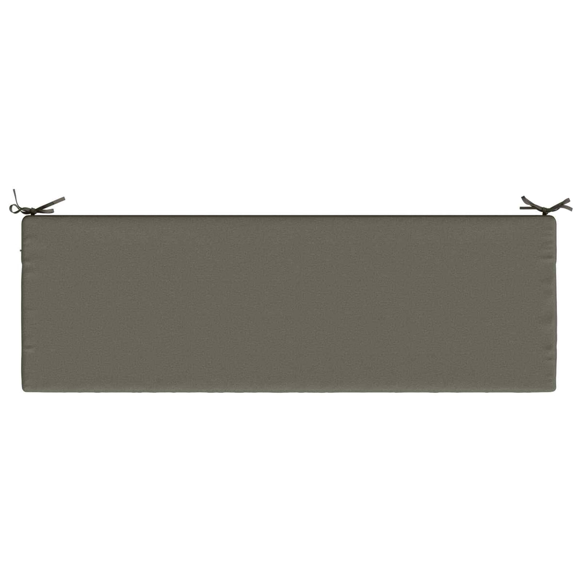 Bench Cushion SOEST 100% Polyester Grey 140 x 50 x 5 cm