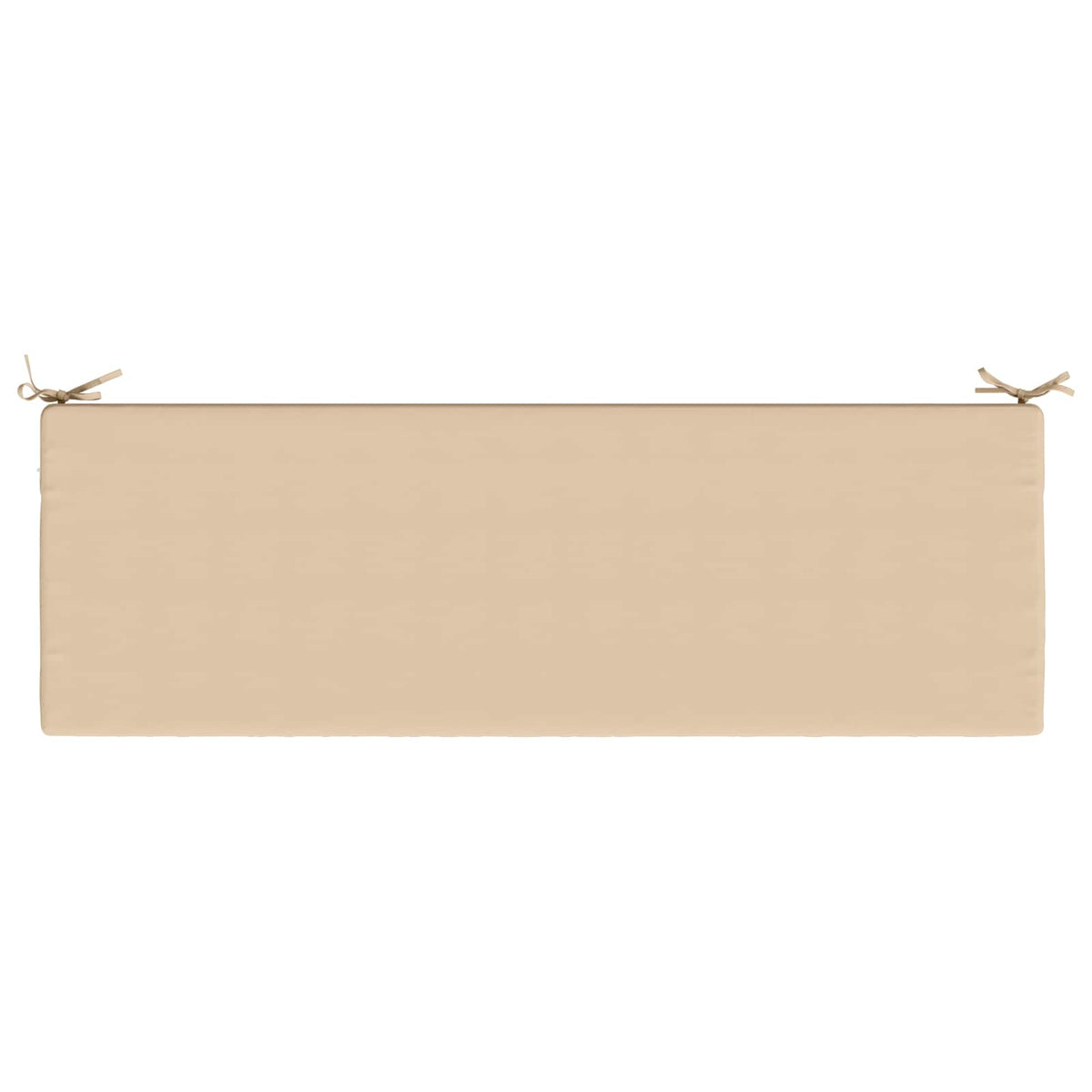 2-Piece Bench Cushions SOEST 2 pcs 100% Polyester Cream