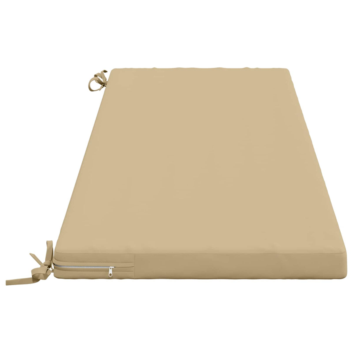 2-Piece Bench Cushions SOEST 2 pcs 100% Polyester Beige