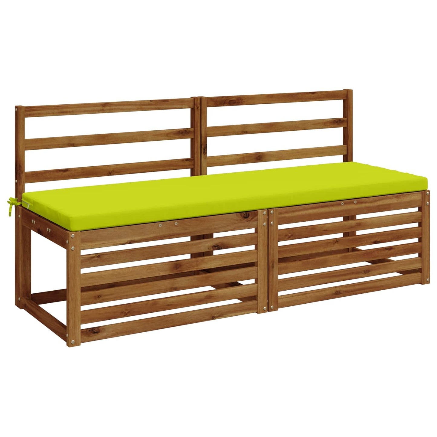 Bench Cushion SOEST 100% Polyester Bright Green 140 x 50 x 5 cm