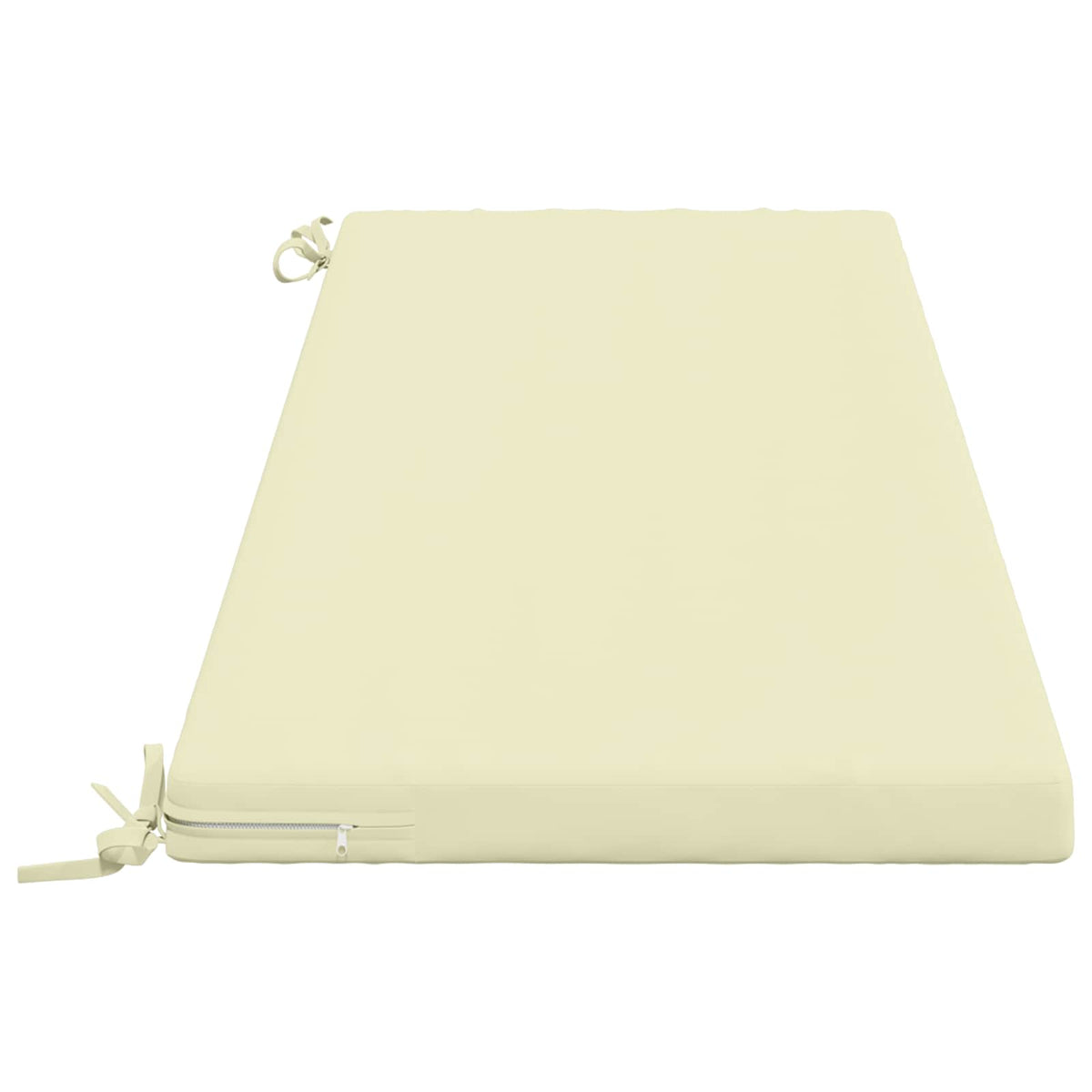 Bench Cushion SOEST 100% Polyester Cream 140 x 50 x 5 cm