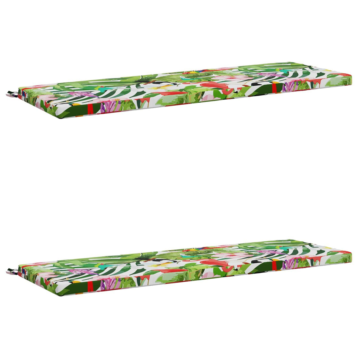 Bench Cushions SOEST 2 pcs 100% Polyester Multicolour