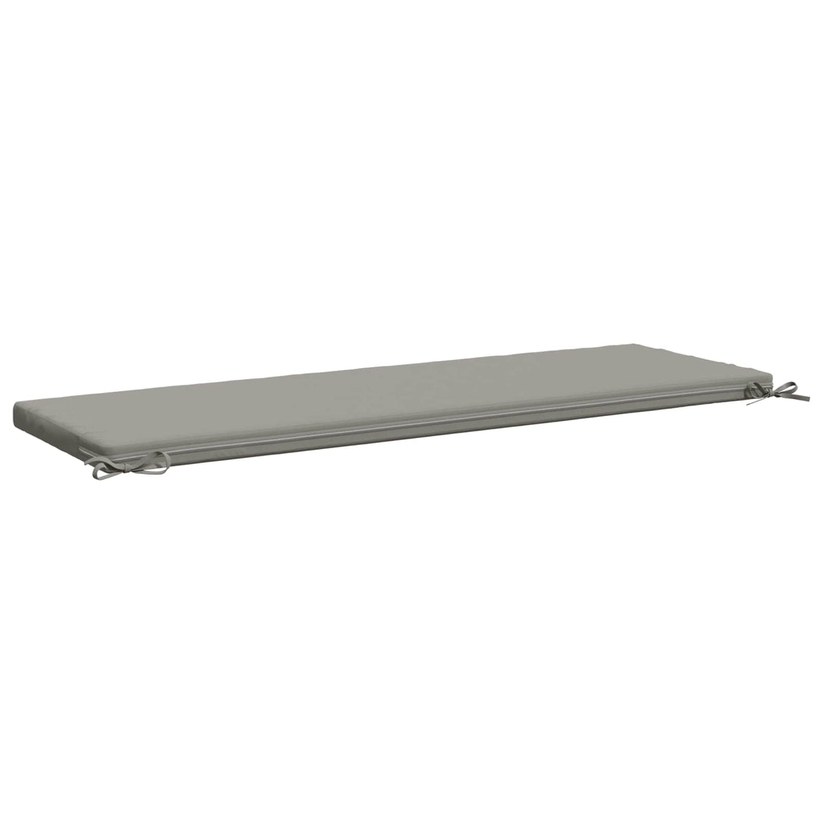 Bench Cushion SOEST 100% Polyester Grey 140 x 50 x 5 cm