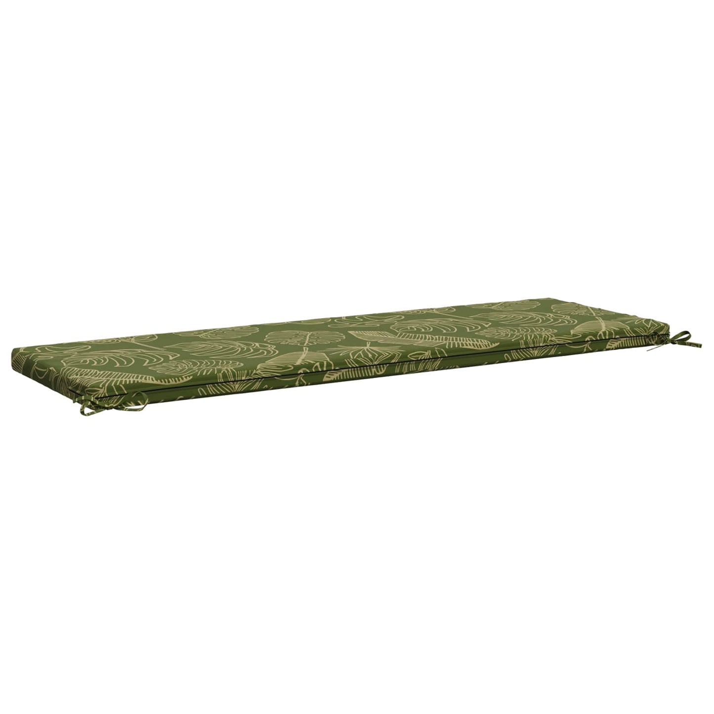 2-Piece Bench Cushions SOEST 2 pcs 100% Polyester Leaf Design