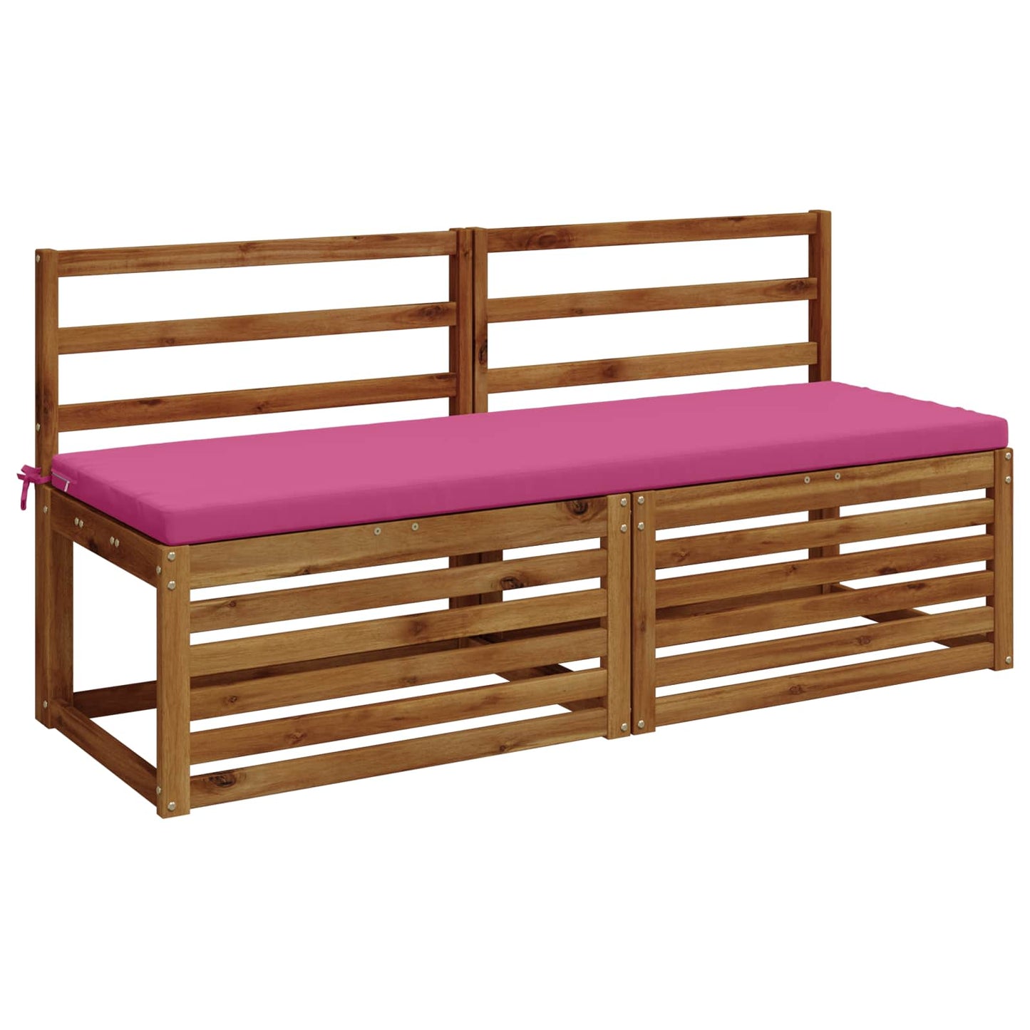 Bench Cushion SOEST 100% Polyester Pink 140 x 50 x 5 cm