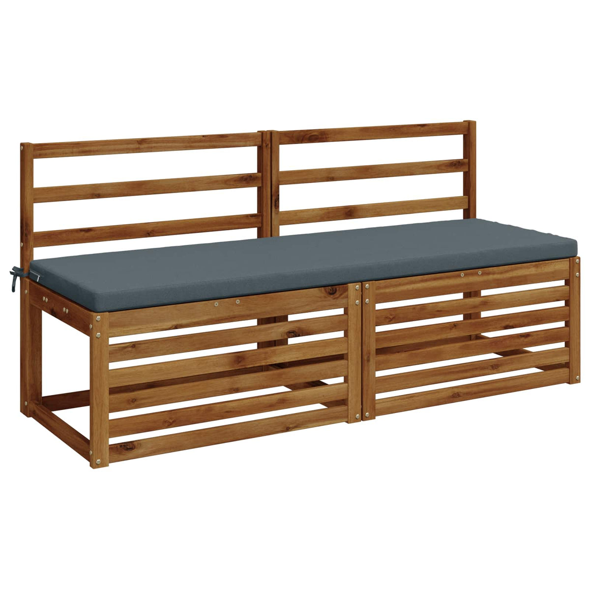 Bench Cushion SOEST 100% Polyester Blue 150 x 50 x 5 cm