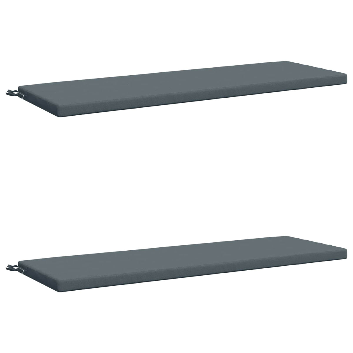 Bench Cushions SOEST 2 pcs 100% Polyester Blue 150 x 50 x 5 cm
