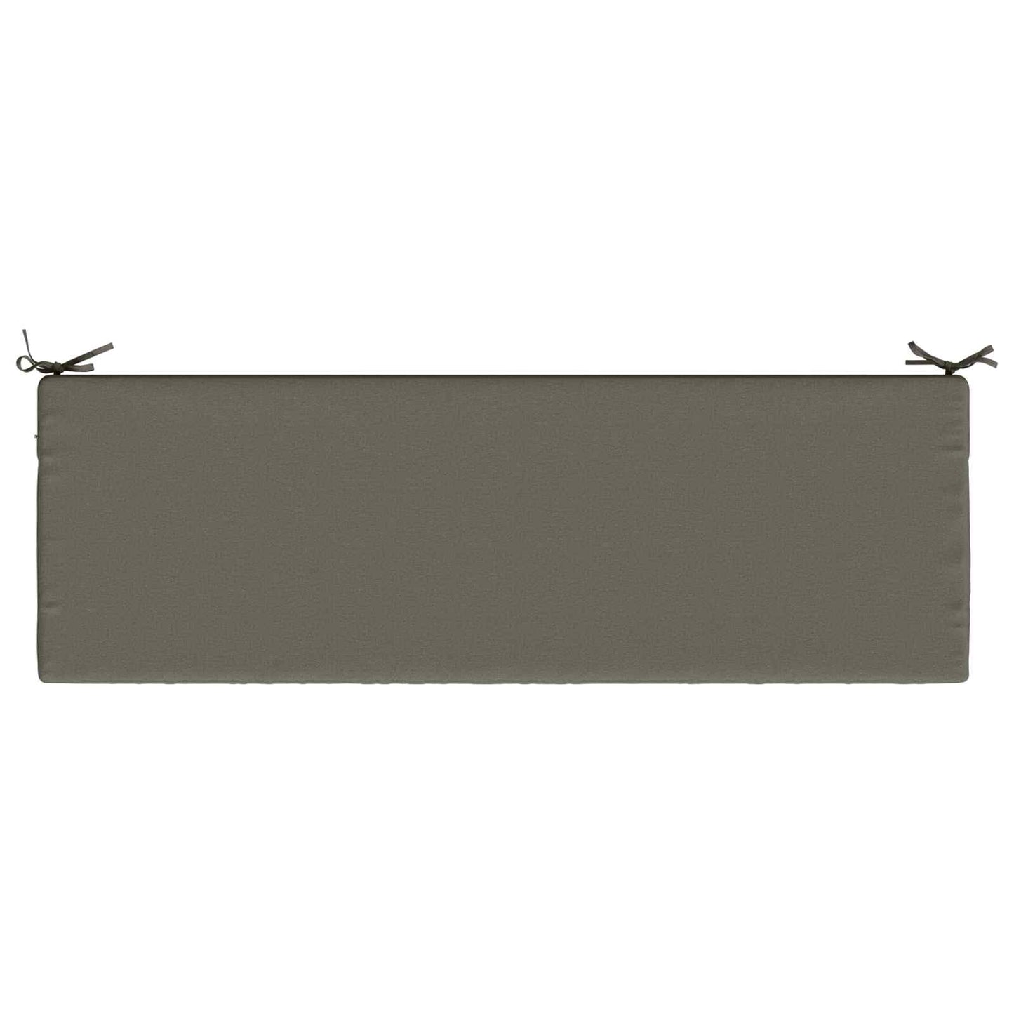 2-Piece Bench Cushions SOEST 2 pcs 100% Polyester Grey