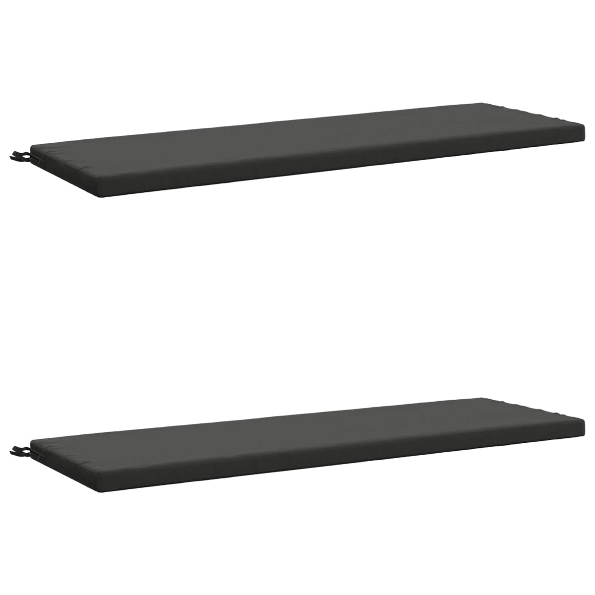 Bench Cushions SOEST 2 pcs 100% Polyester Anthracite