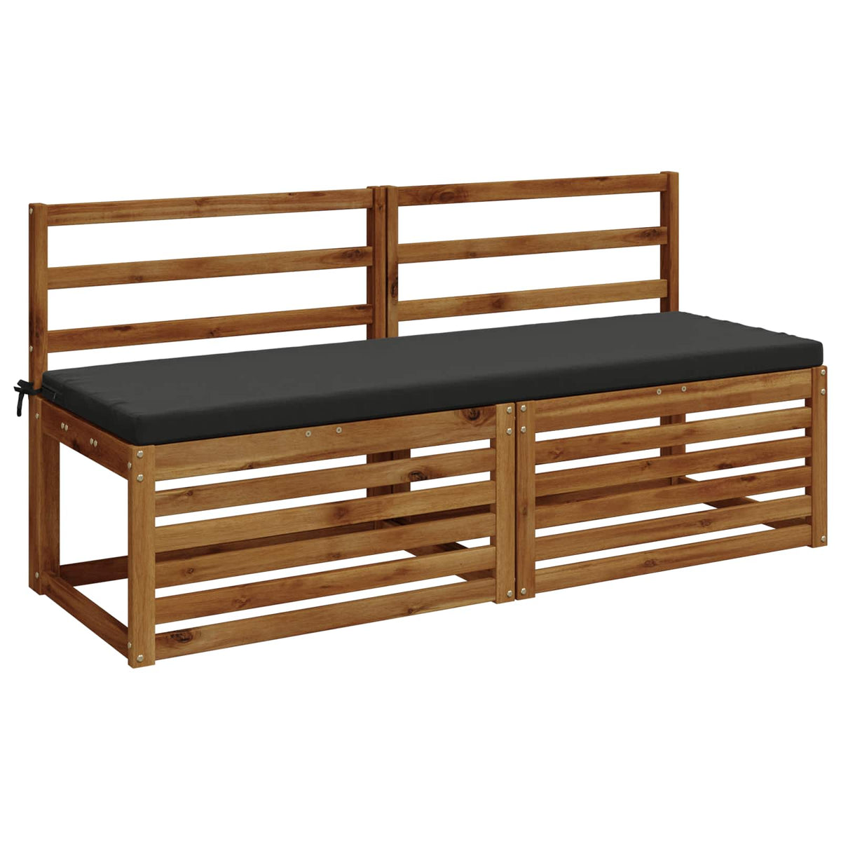 Bench Cushions SOEST 2 pcs 100% Polyester Anthracite