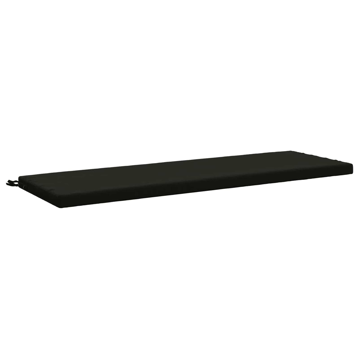 2-Piece Bench Cushions SOEST 2 pcs 100% Polyester Black