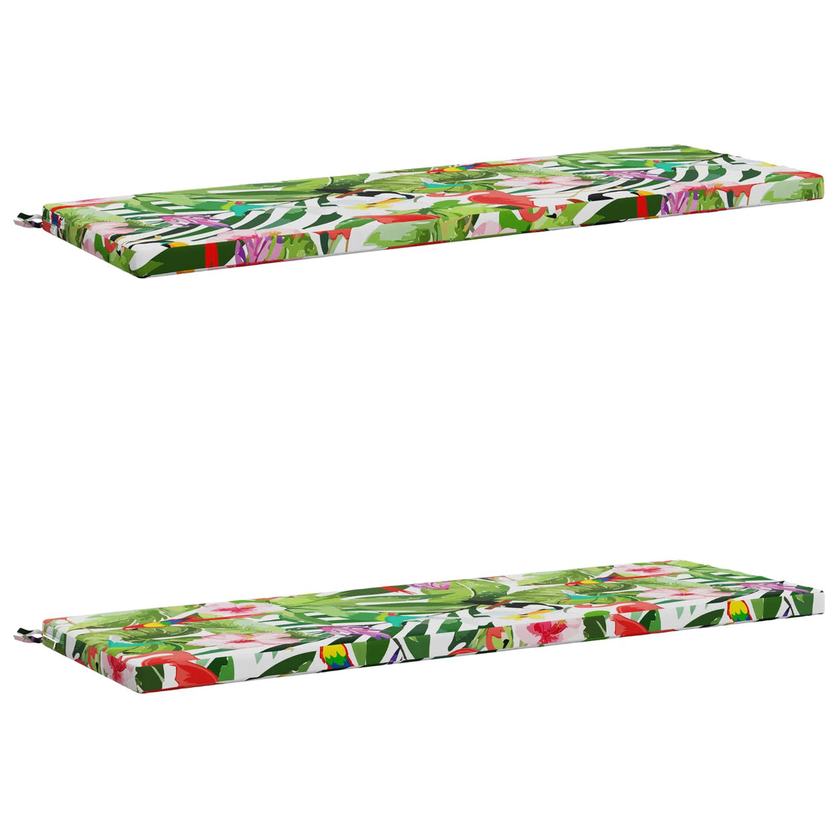 Bench Cushions SOEST 2 pcs 100% Polyester Multicolour