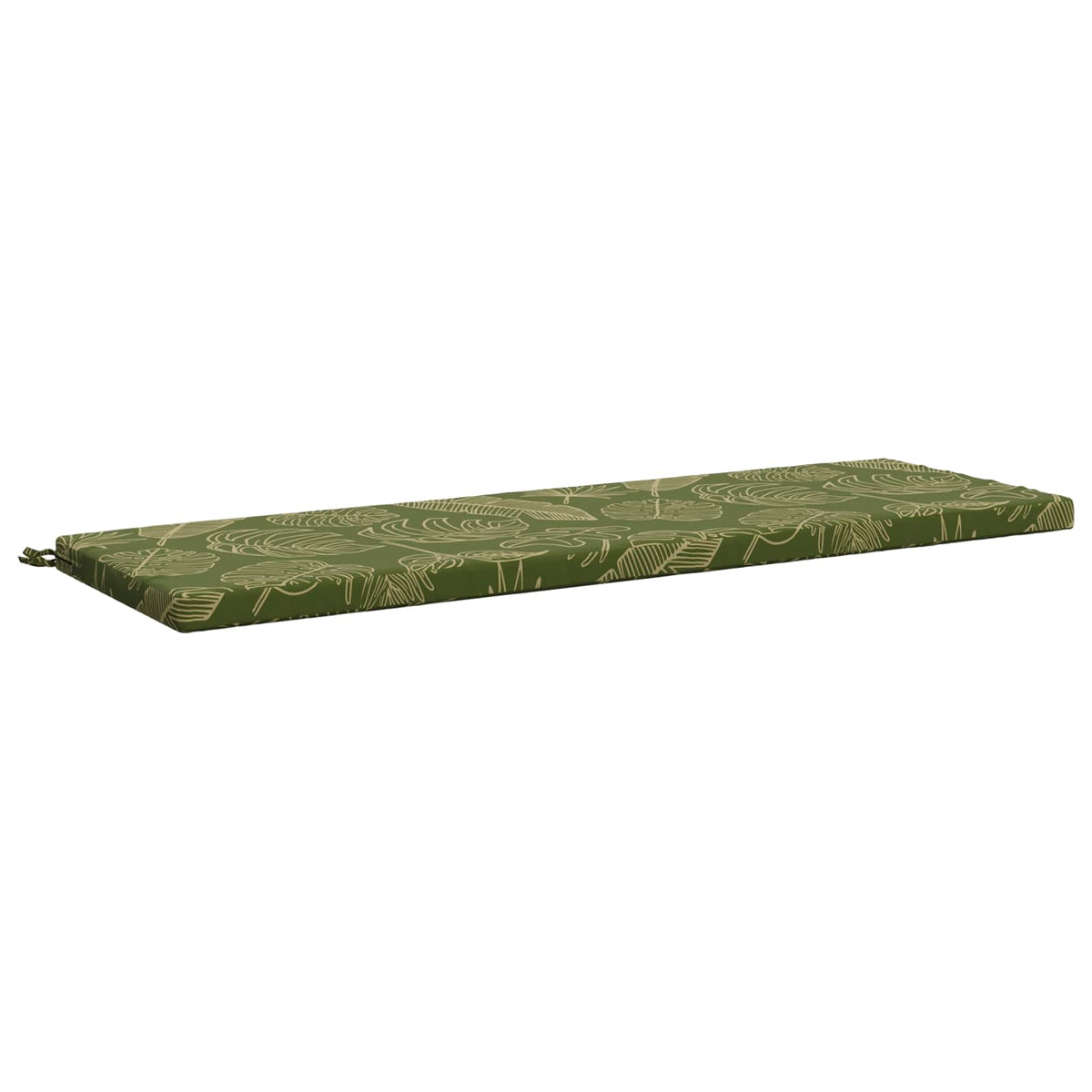 Bench Cushions SOEST 2 pcs 100% Polyester Leaf Design