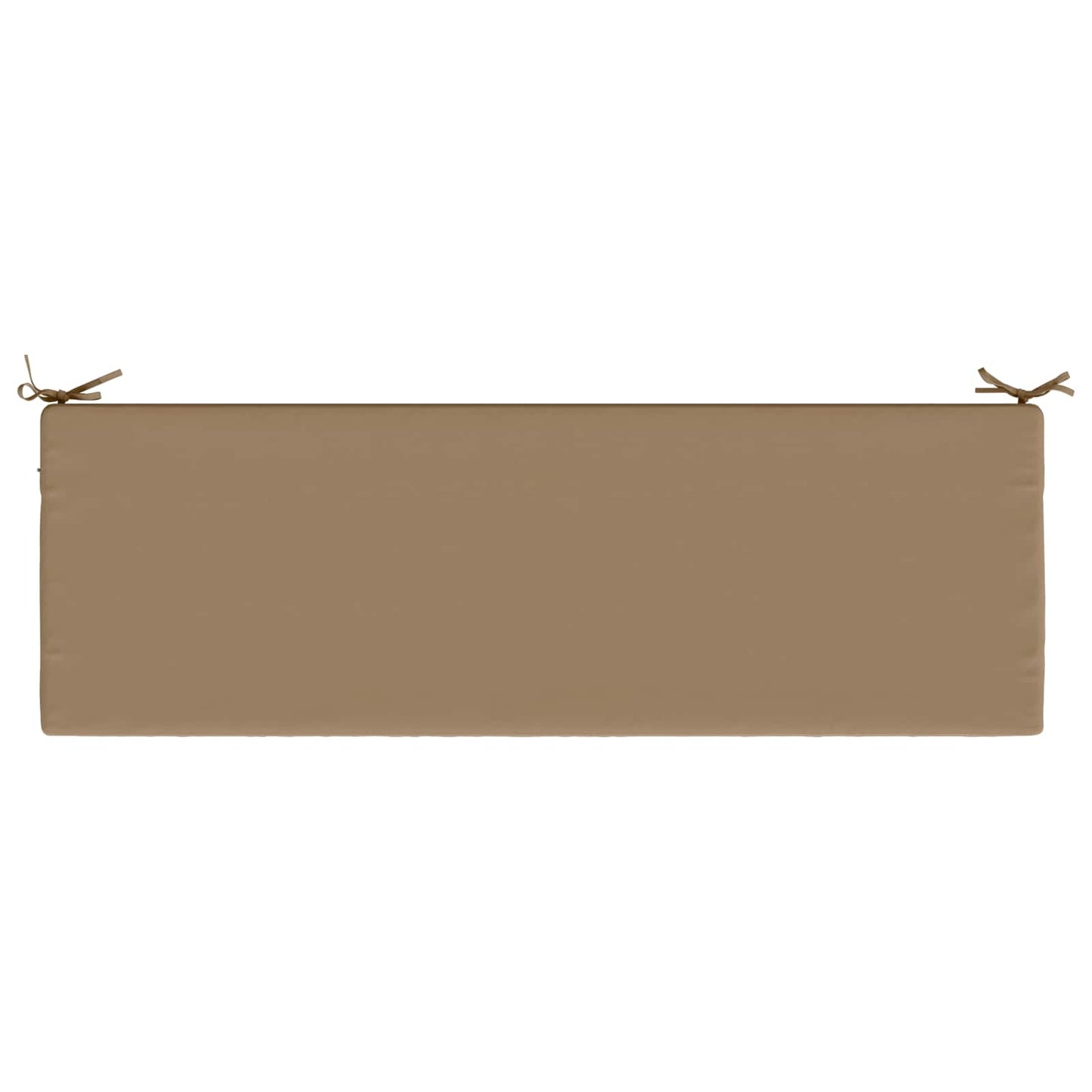 2-Piece Bench Cushions SOEST 2 pcs 100% Polyester Taupe