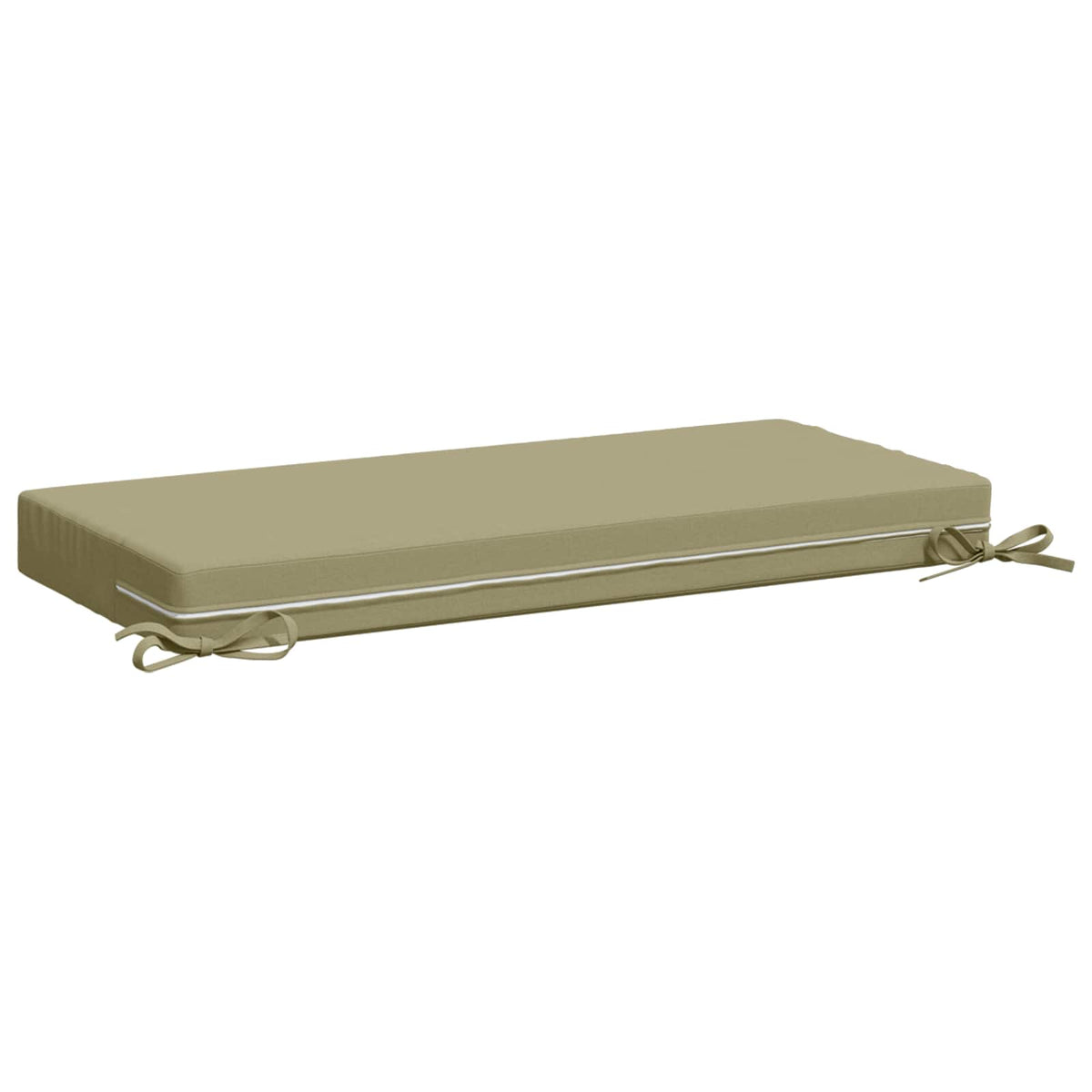 Bench Cushion SOEST 100% Polyester Light Green 60 x 40 x 8 cm