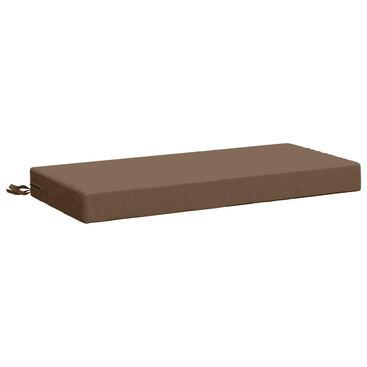 2-Piece Bench Cushions SOEST 2 pcs 100% Polyester Taupe