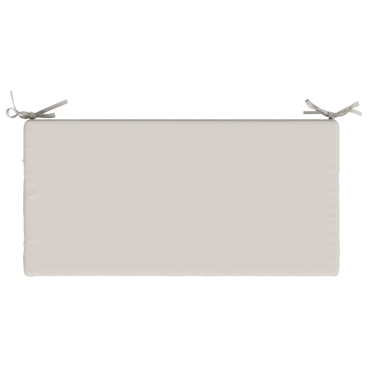 Bench Cushions SOEST 2 pcs 100% Polyester White 60 x 40 x 8 cm