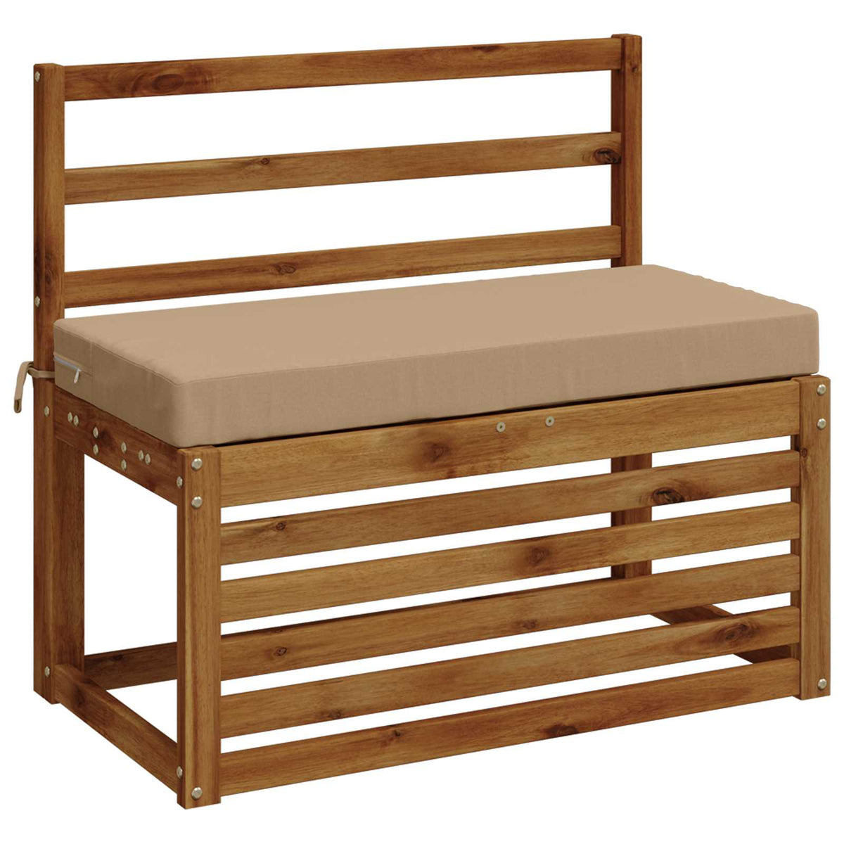 Bench Cushion SOEST 100% Polyester Sand 60 x 40 x 8 cm