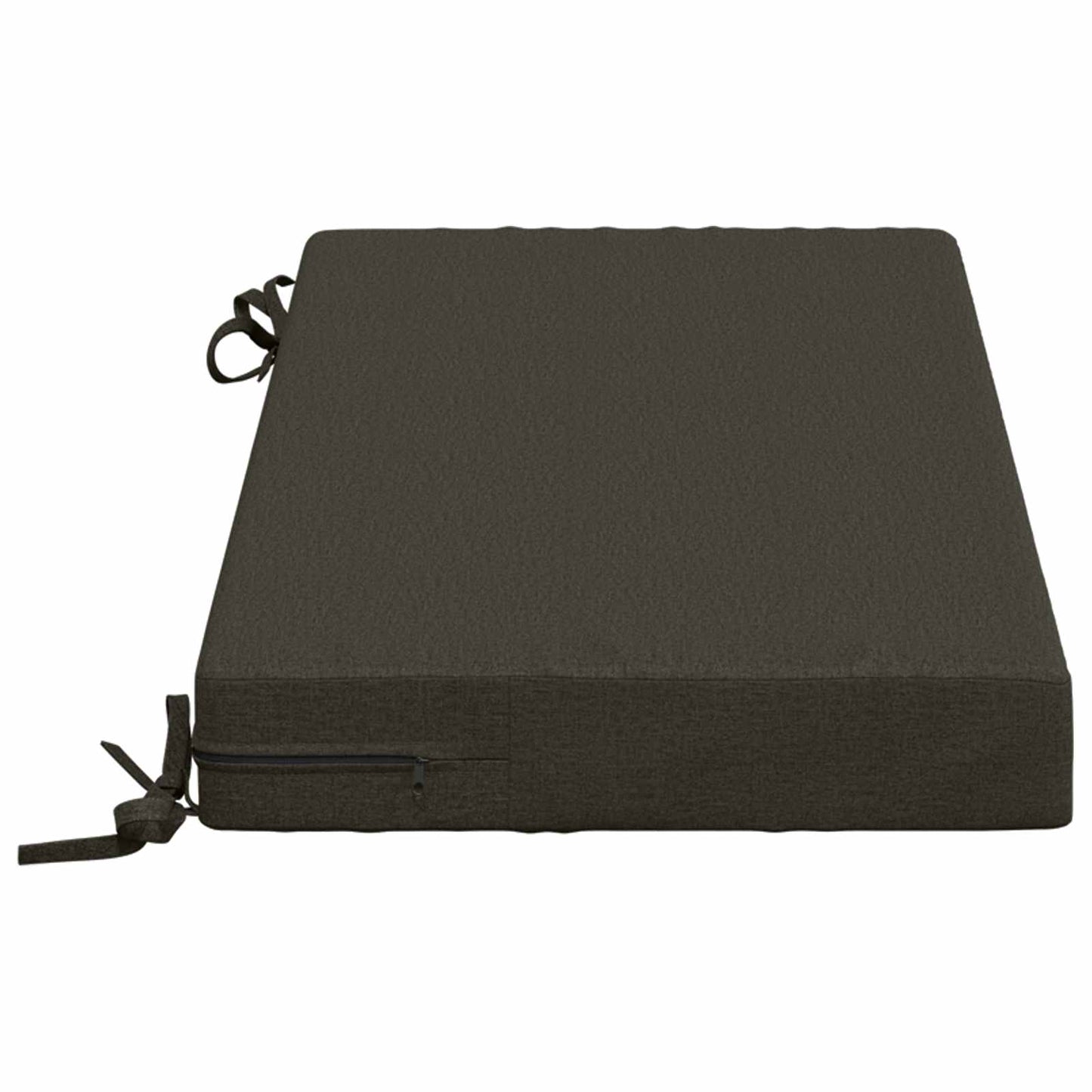 Bench Cushion SOEST 100% Polyester Anthracite 60 x 40 x 8 cm