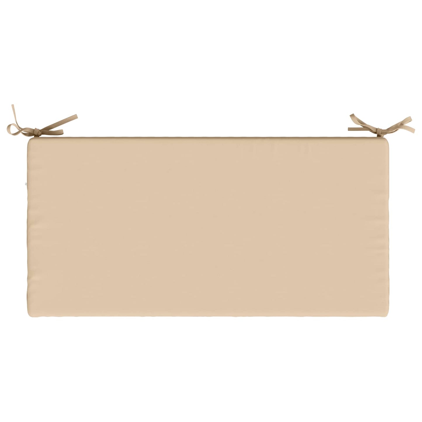 Bench Cushion SOEST 100% Polyester Cream 60 x 40 x 8 cm