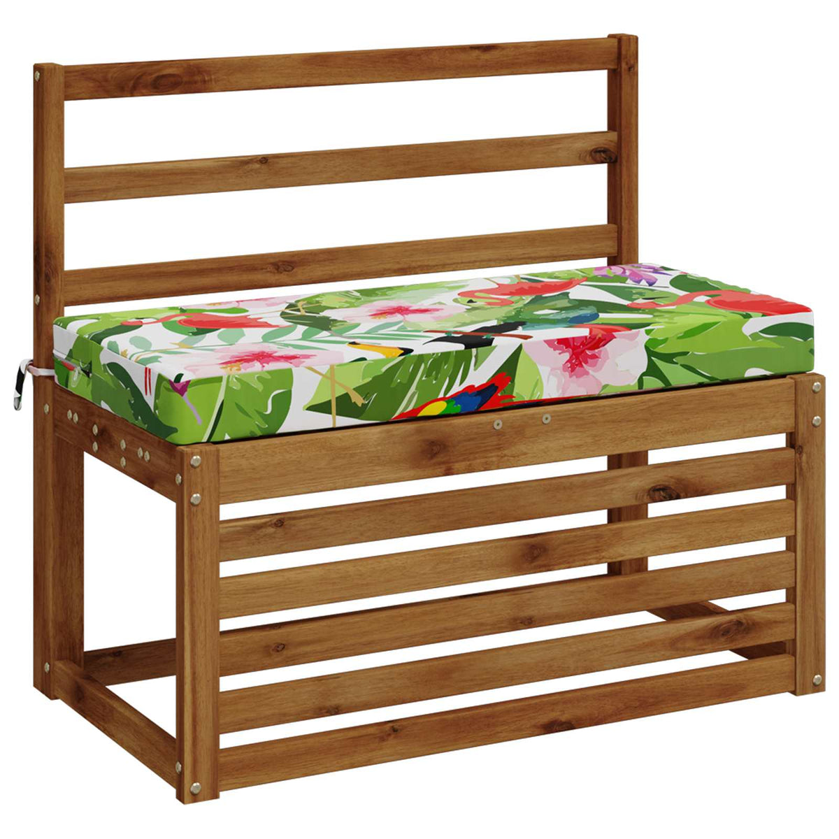 Bench Cushion SOEST 100% Polyester Multicolour 60 x 40 x 8 cm