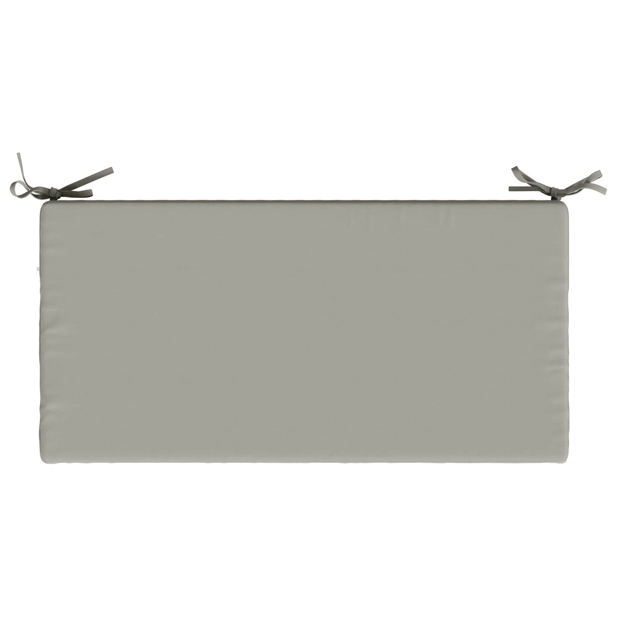 Bench Cushion SOEST 100% Polyester Grey 60 x 40 x 8 cm